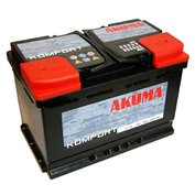 autobaterie  74 Ah/12V, AKUMA Komfort, 640 A EN
